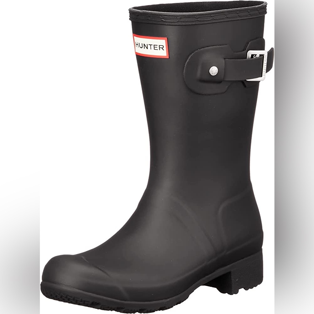 Hunter Original Short Rain Boots in Black